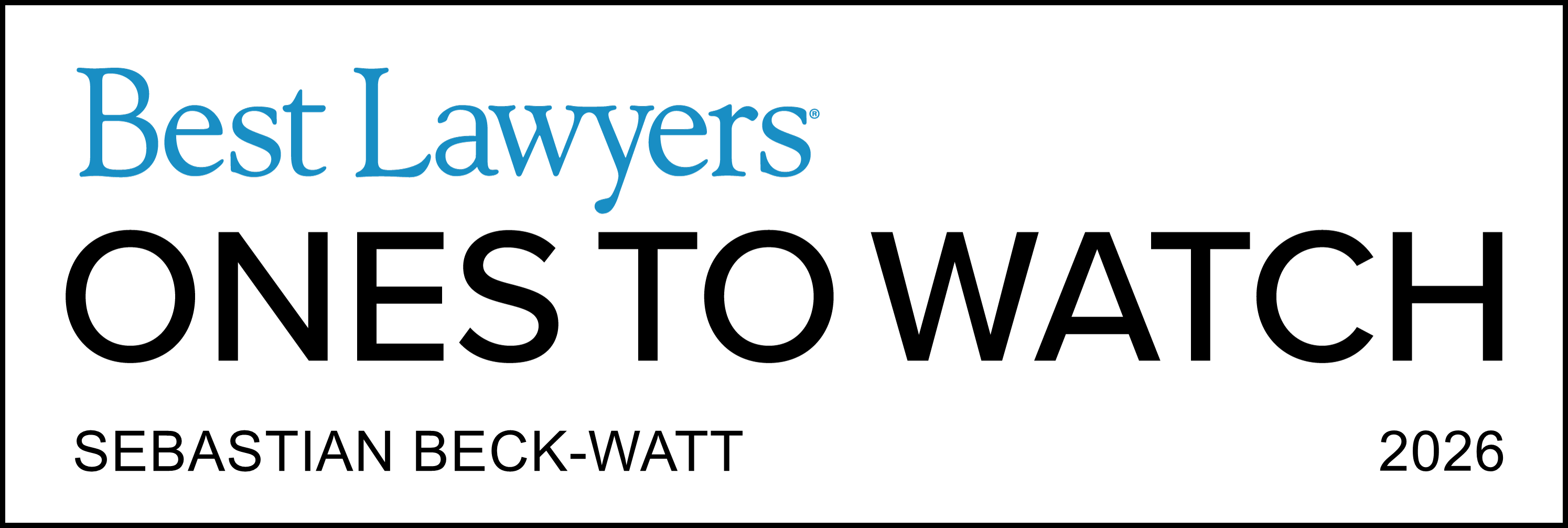 Sebastian Beck Watt Best Lawyers